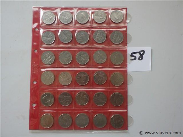Lot italiaanse munten - afbeelding 1 van  3