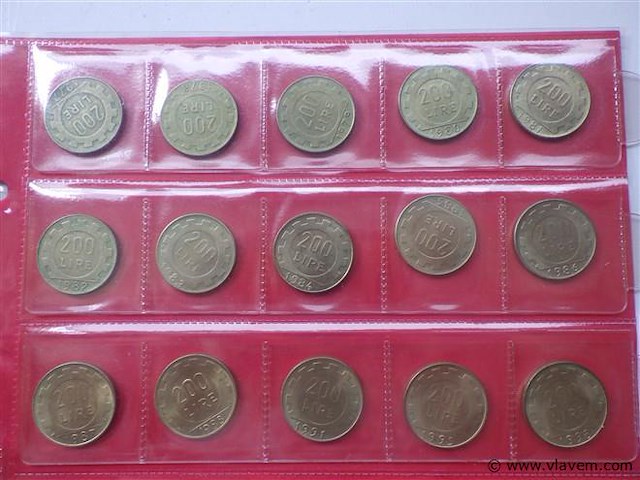 Lot italiaanse munten - afbeelding 2 van  3