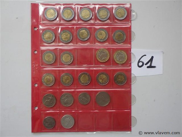 Lot italiaanse munten - afbeelding 1 van  3