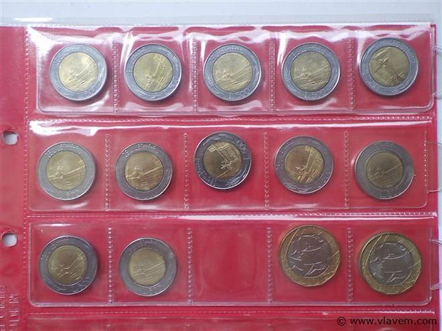 Lot italiaanse munten - afbeelding 2 van  3