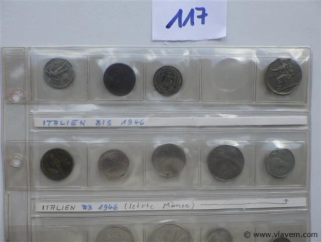 Lot italiaanse munten - afbeelding 2 van  3