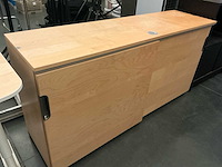 Lot kantoor bureau en kasten - afbeelding 3 van  7