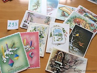 Lot kerst/nieuwjaarskaarten (50%ongebruikt) - afbeelding 2 van  3