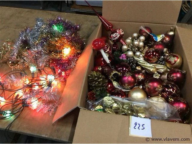 Lot kerstversiering - afbeelding 1 van  4