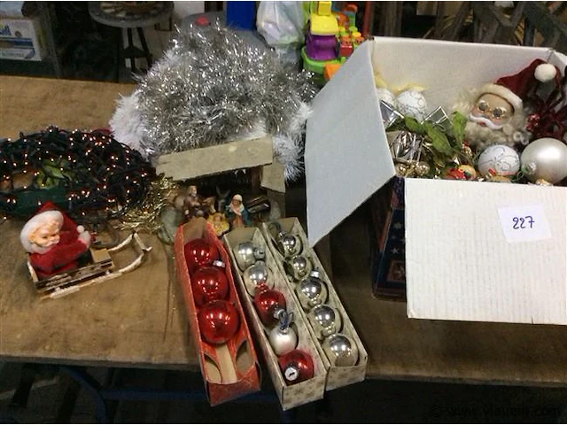 Lot kerstversiering - afbeelding 1 van  4