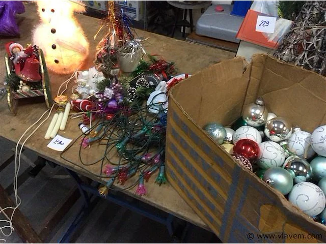 Lot kerstversiering - afbeelding 1 van  6