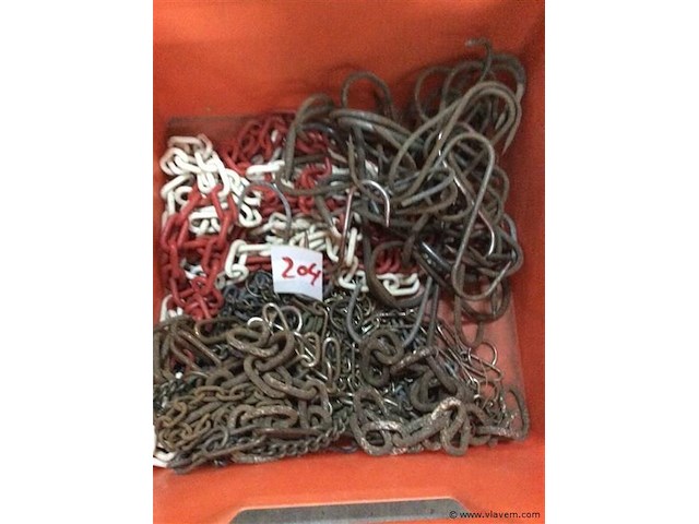 Lot kettingen en haken - afbeelding 1 van  2