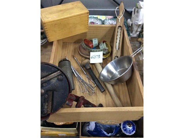 Lot keuken items oa snijmachine - afbeelding 1 van  3