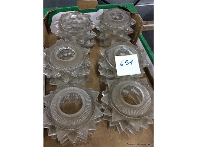 Lot lampenkappen vintage - afbeelding 1 van  3