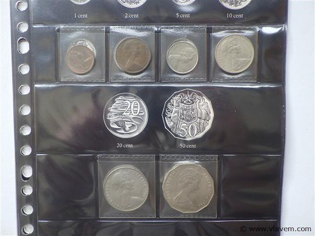 Lot munten australië - afbeelding 2 van  2