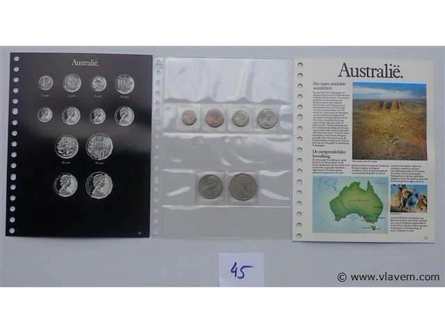 Lot munten australië - afbeelding 1 van  3