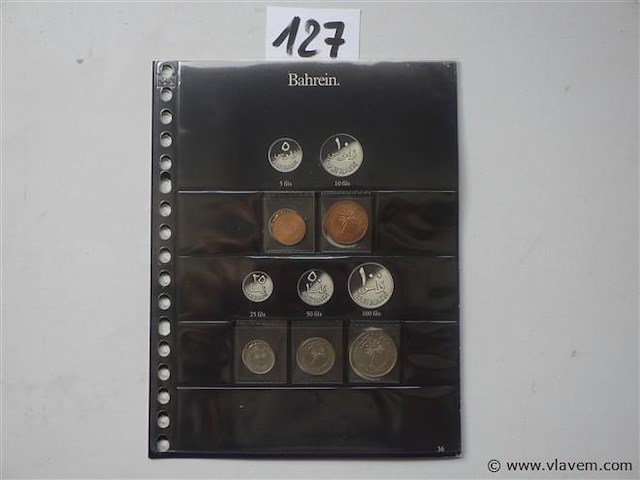 Lot munten bahrein - afbeelding 1 van  2