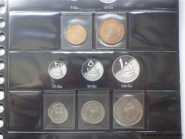 Lot munten bahrein - afbeelding 2 van  2