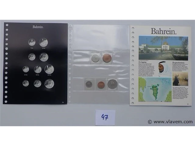 Lot munten bahrein - afbeelding 1 van  3