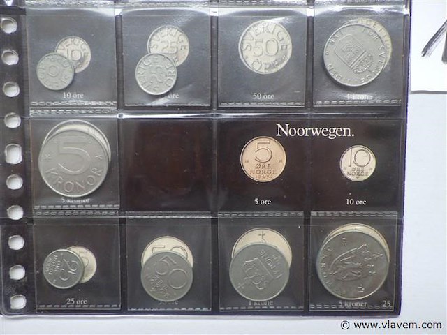Lot munten denemarken en noorwegen - afbeelding 3 van  3