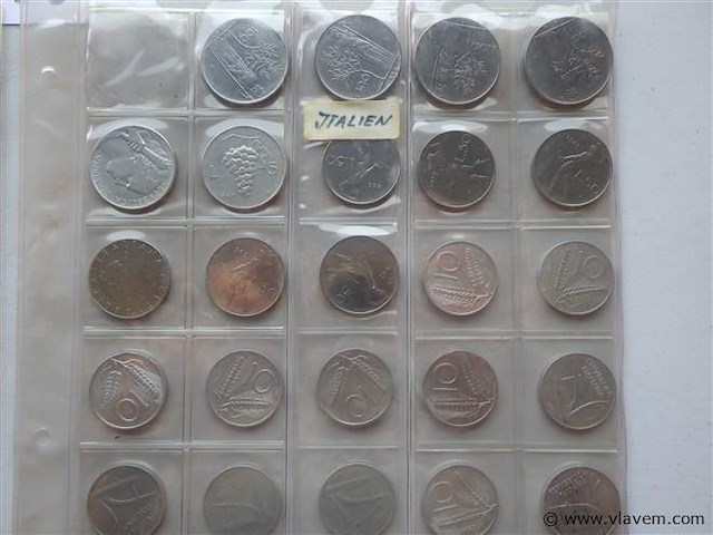 Lot munten divers oa italië - afbeelding 3 van  4