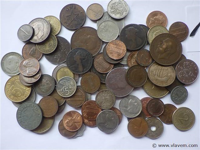 Lot munten divers oa nederland en engeland (victoria) - afbeelding 3 van  3