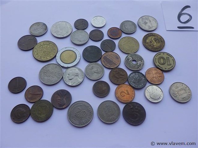 Lot munten divers - afbeelding 2 van  3