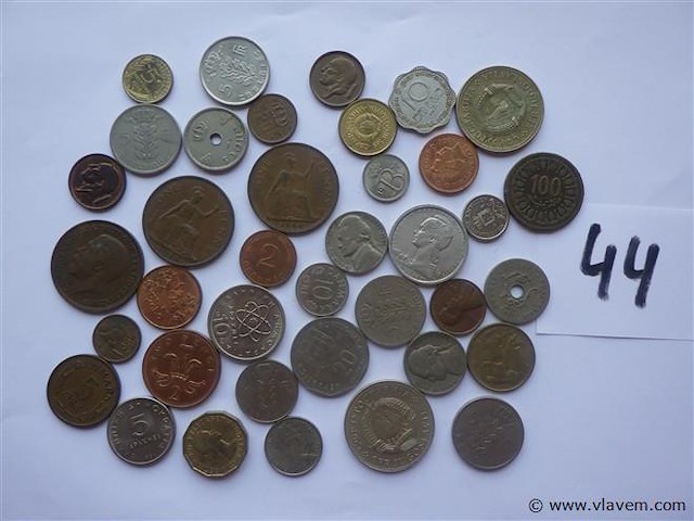 Lot munten divers - afbeelding 1 van  3