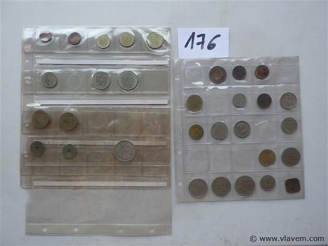 Lot munten divers - afbeelding 1 van  4
