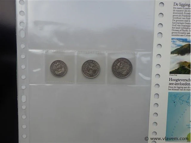 Lot munten ecuador - afbeelding 2 van  2