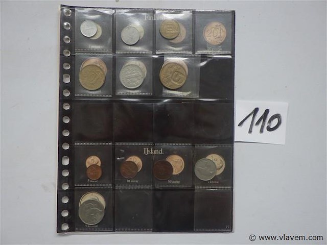 Lot munten finland en ijsland - afbeelding 1 van  3