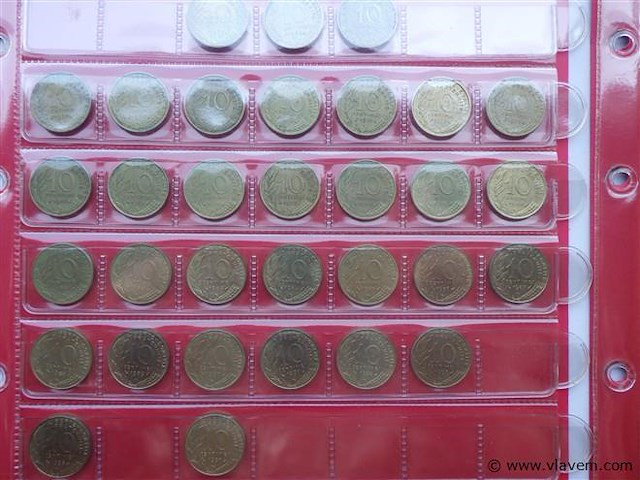 Lot munten frankrijk - afbeelding 2 van  5