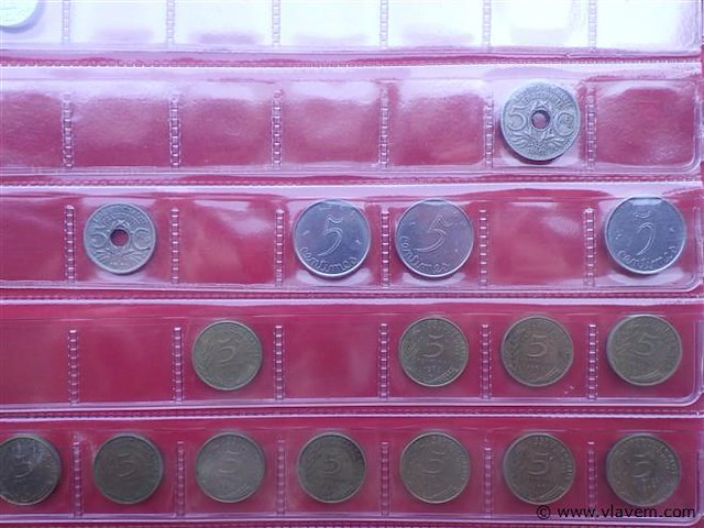 Lot munten frankrijk - afbeelding 3 van  5
