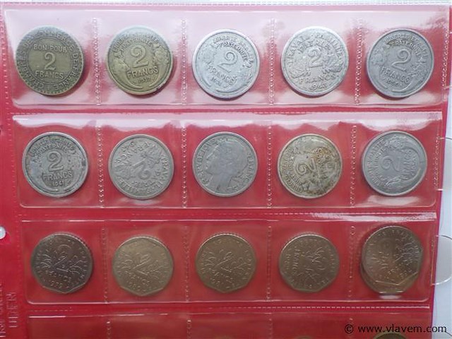 Lot munten frankrijk - afbeelding 3 van  6