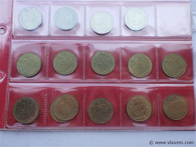 Lot munten frankrijk - afbeelding 6 van  6