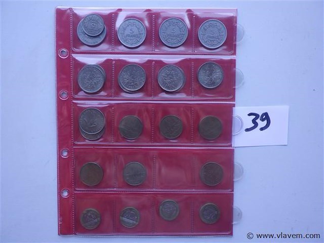 Lot munten frankrijk - afbeelding 1 van  3