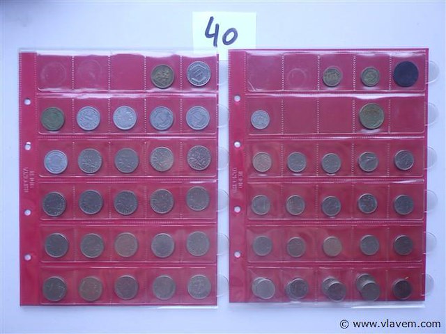 Lot munten frankrijk - afbeelding 1 van  5