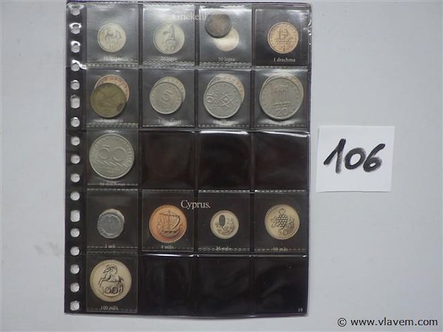 Lot munten griekenland en cyprus - afbeelding 1 van  3