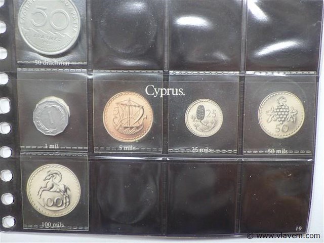 Lot munten griekenland en cyprus - afbeelding 3 van  3