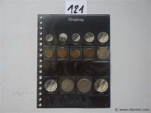 Lot munten hong kong - afbeelding 1 van  2