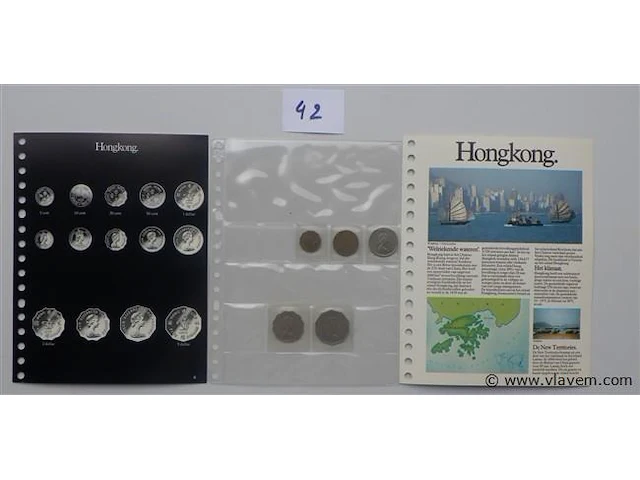 Lot munten hong kong - afbeelding 1 van  3