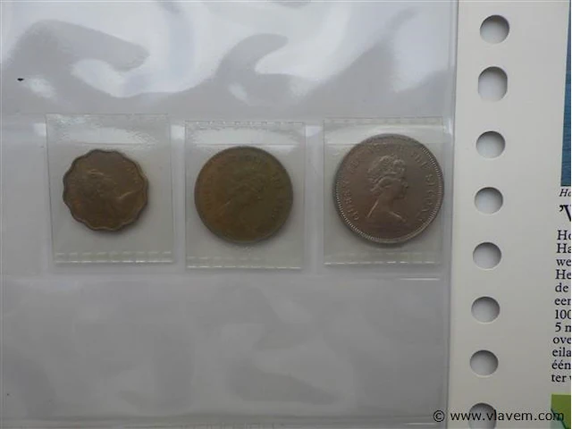 Lot munten hong kong - afbeelding 2 van  3