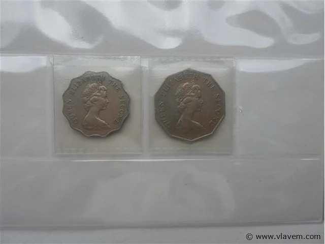 Lot munten hong kong - afbeelding 3 van  3