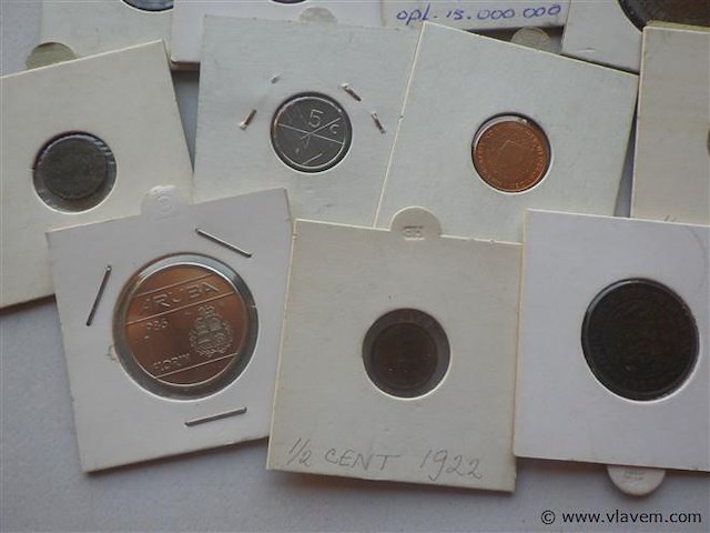 Lot munten in kartonhouders - afbeelding 4 van  4