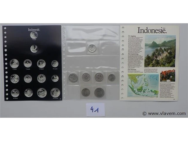Lot munten indonesië - afbeelding 1 van  3