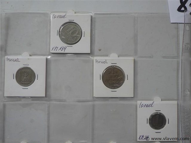 Lot munten israël - afbeelding 2 van  5