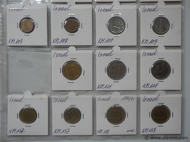 Lot munten israël - afbeelding 5 van  5