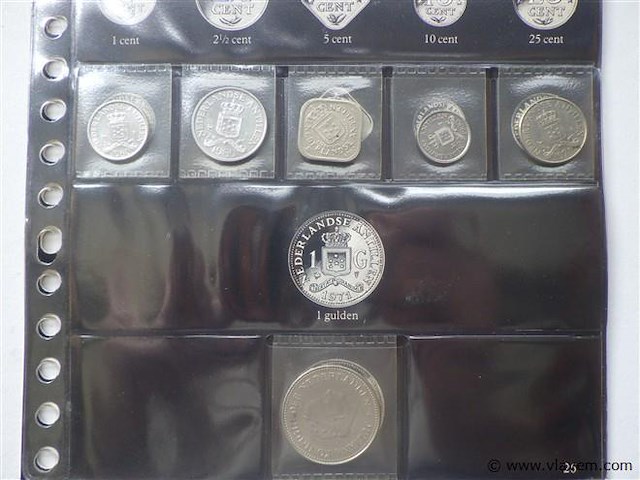 Lot munten nederlandse antillen - afbeelding 2 van  4