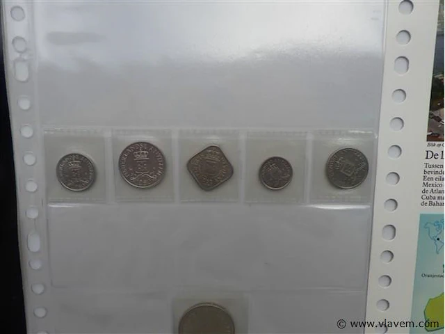 Lot munten nederlandse-antillen - afbeelding 2 van  3