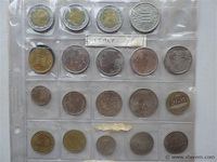 Lot munten uit italië en frankrijk - afbeelding 2 van  3