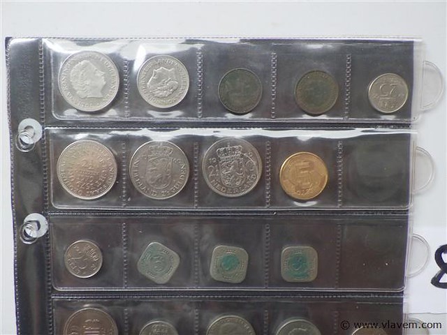 Lot munten uit nederland, italië en luxemburg - afbeelding 2 van  3