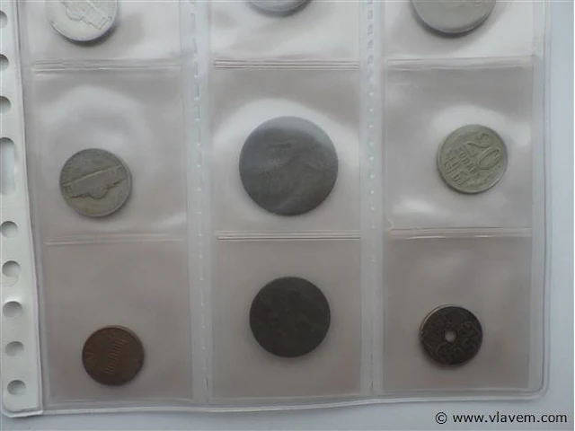 Lot munten waaronder amerika - afbeelding 3 van  3