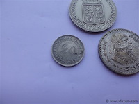 Lot munten waaronder mexicaanse peso 1964 (zilver) - afbeelding 3 van  5