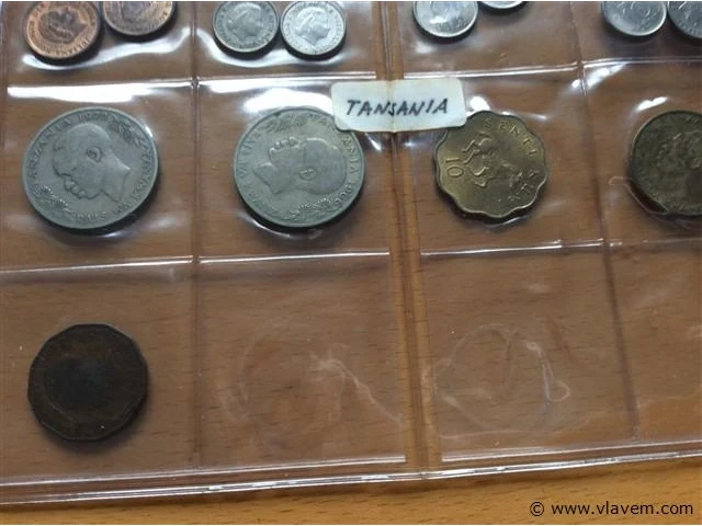 Lot munten waaronder nederland en tanzania - afbeelding 3 van  4