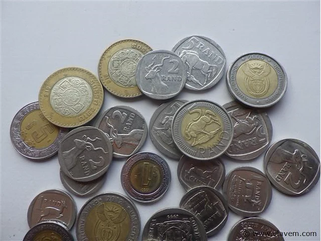 Lot munten zuid-afrika en mexico - afbeelding 4 van  4